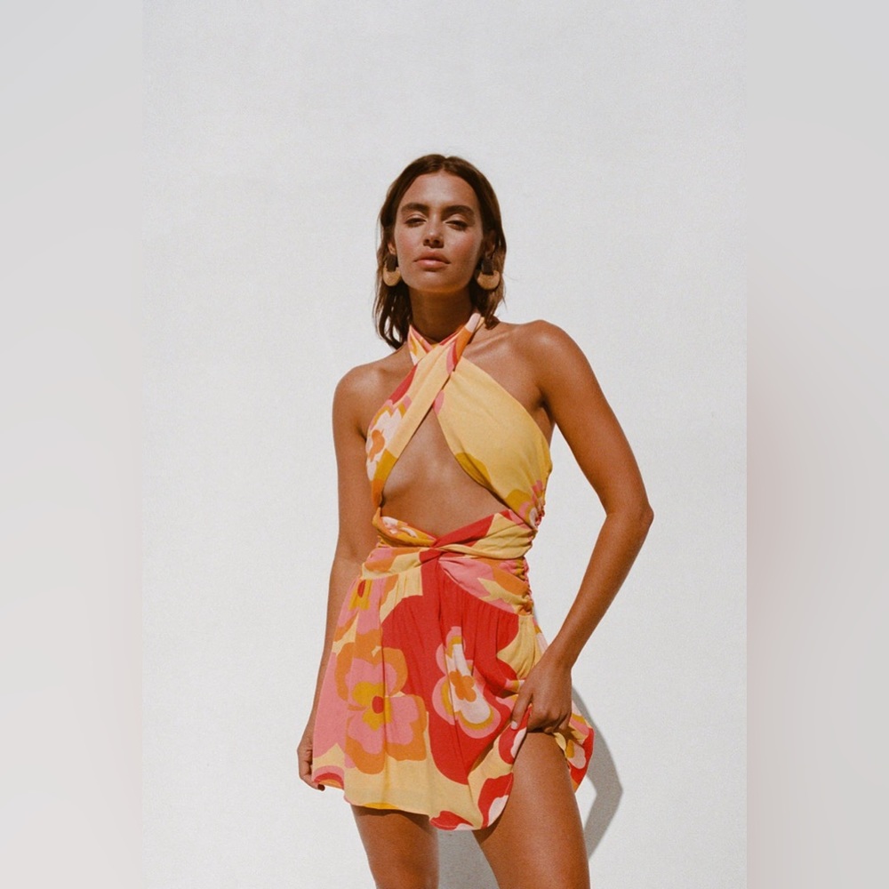 Amina Halter Dress - Sabo Skirt